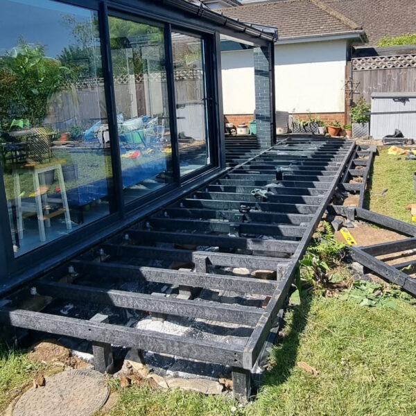 Decking Subframe Post (Black) - Image 11