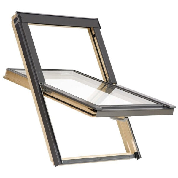 Liteleader Ecolite+ Centre Pivot Roof Window Pine Finish - Image 2