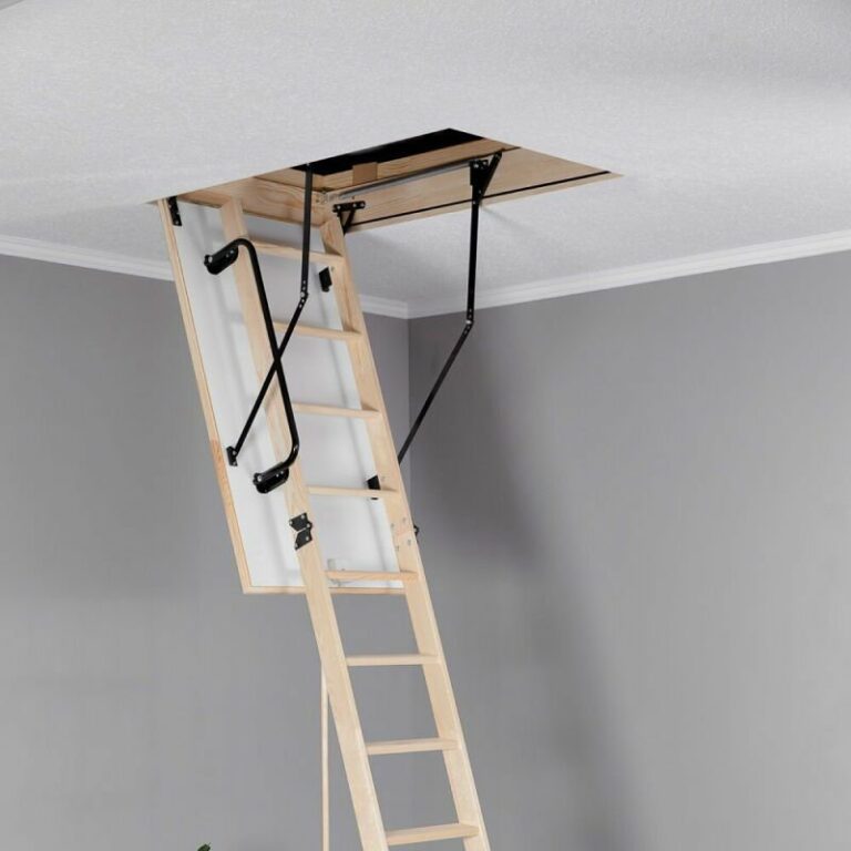 Oman Termo PS Timber Loft Ladder and Hatch - LB Supplies